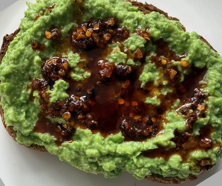 Smashed Peas on Toast 