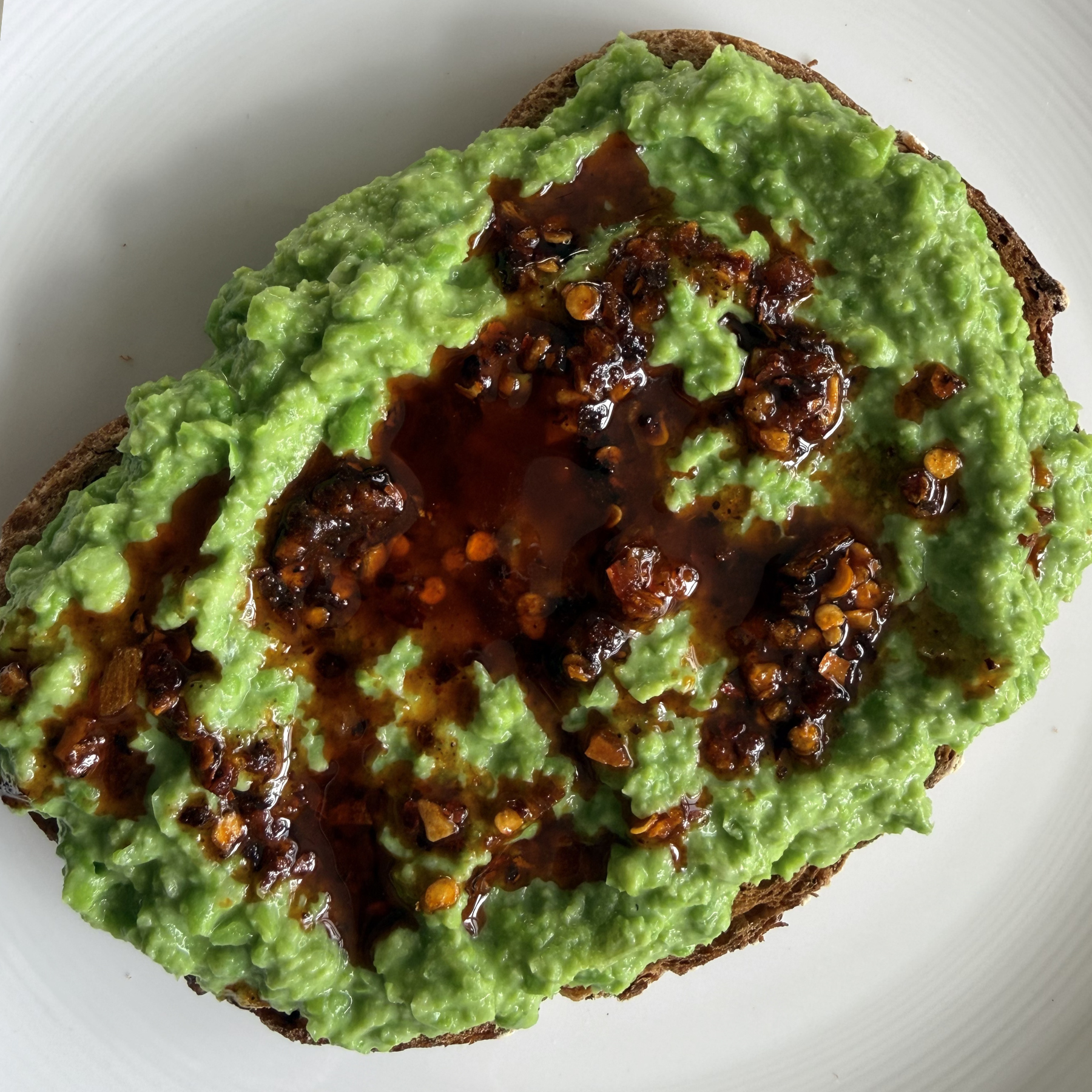 Smashed Peas on Toast