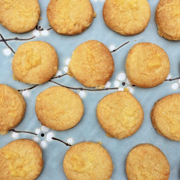 Easy cheddar shortbread bites