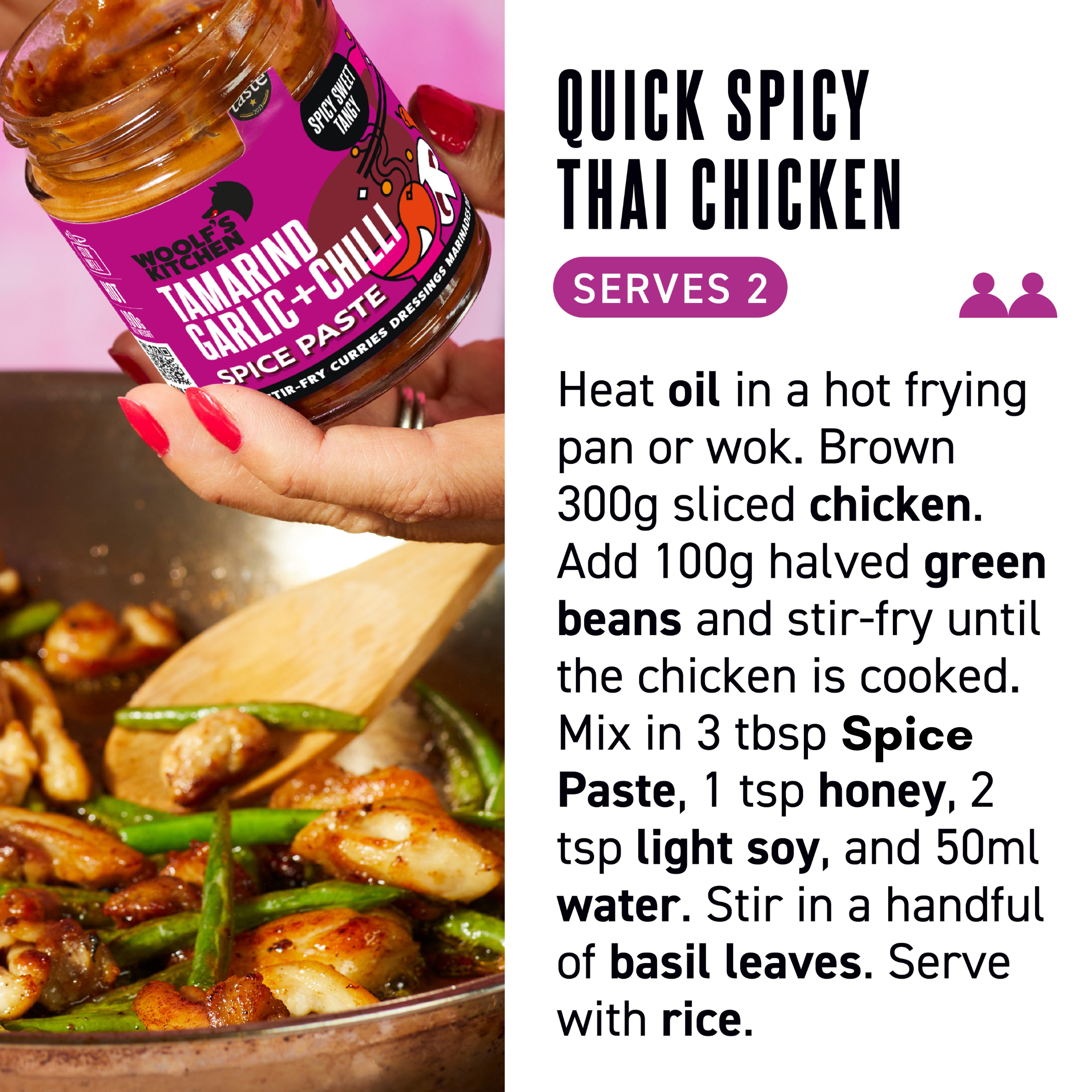 TAMARIND GARLIC + CHILLI SPICE PASTE