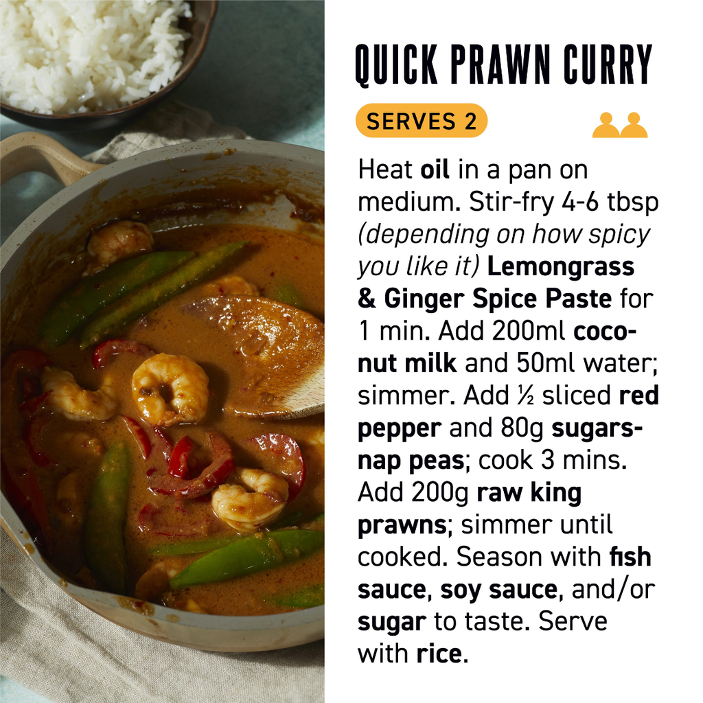 LEMONGRASS + GINGER SPICE PASTE