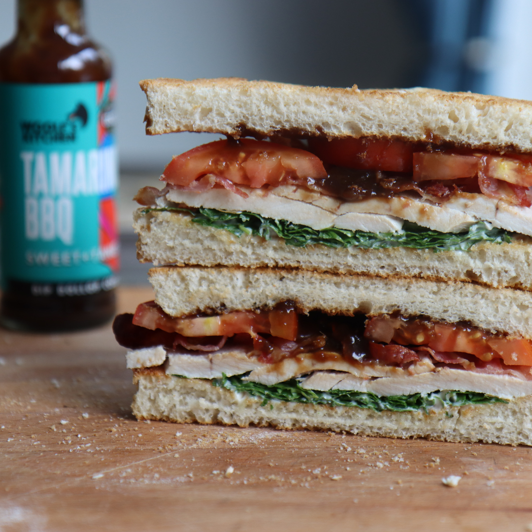 Boxing Day Turkey & Bacon Sandwich with Tamarind BBQ Sauce