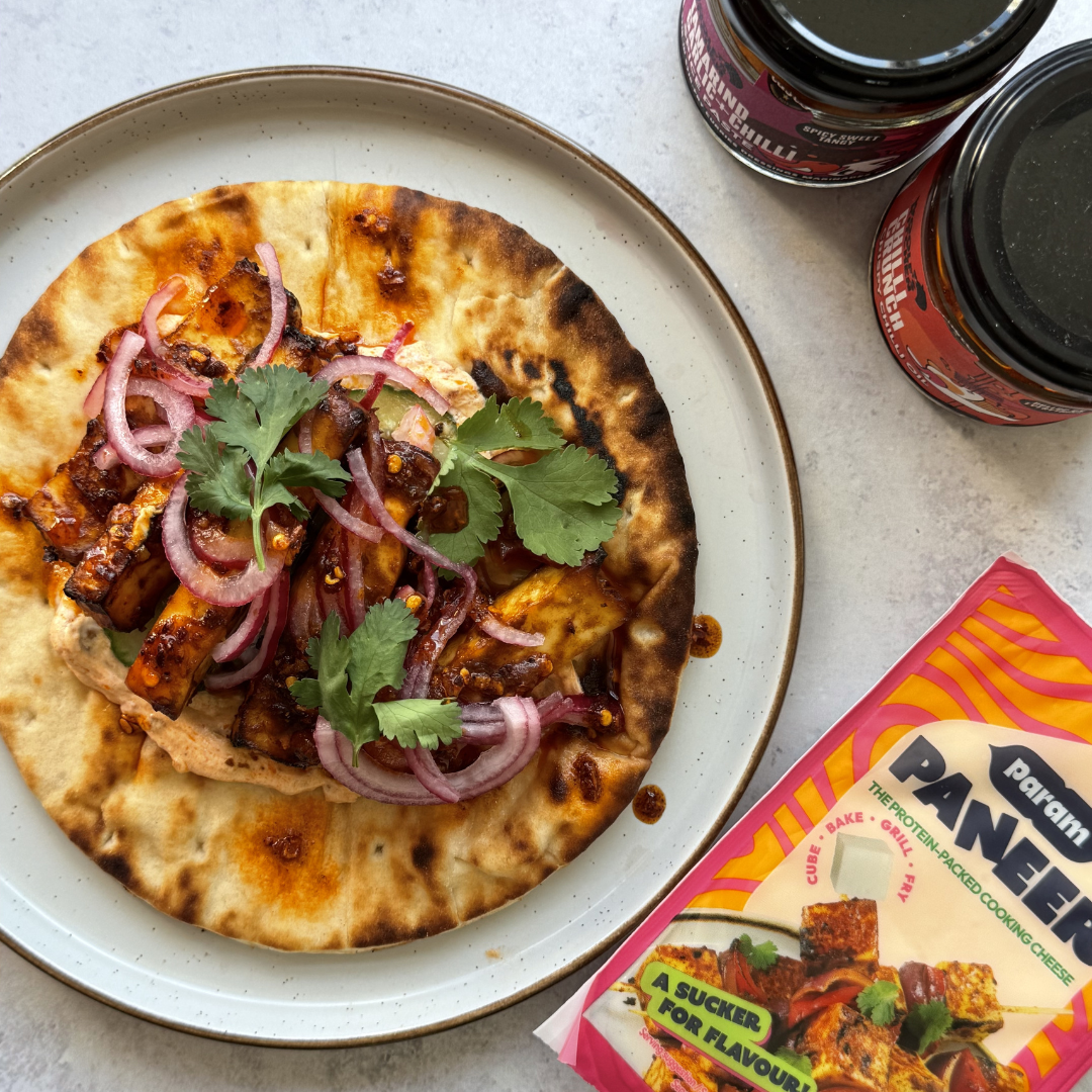 Loaded Flatbread With Tamarind Paneer
