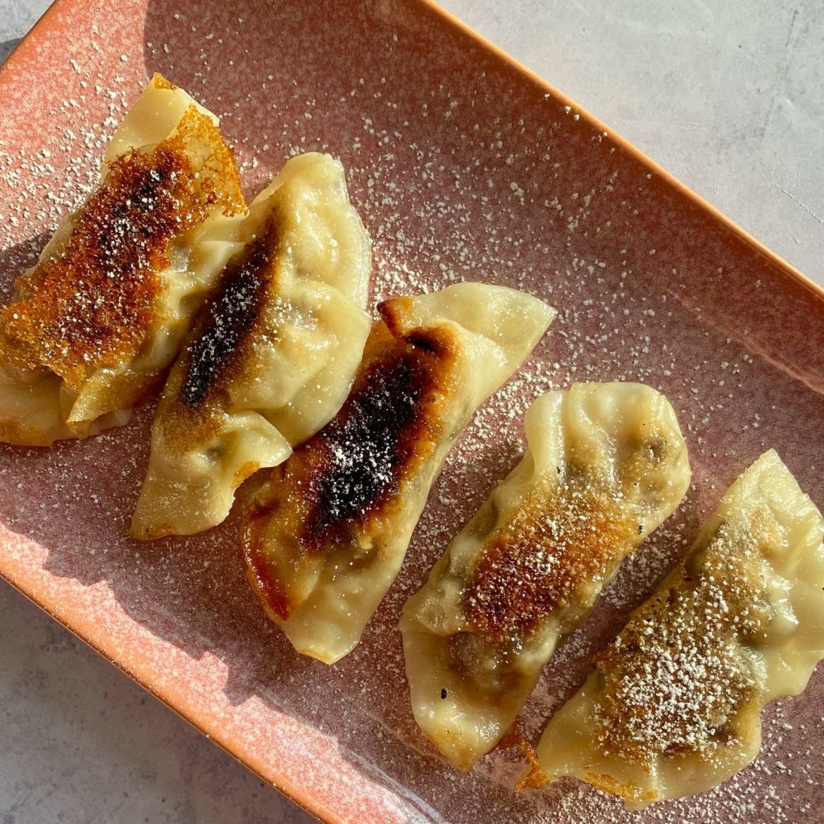 Mince pie gyozas