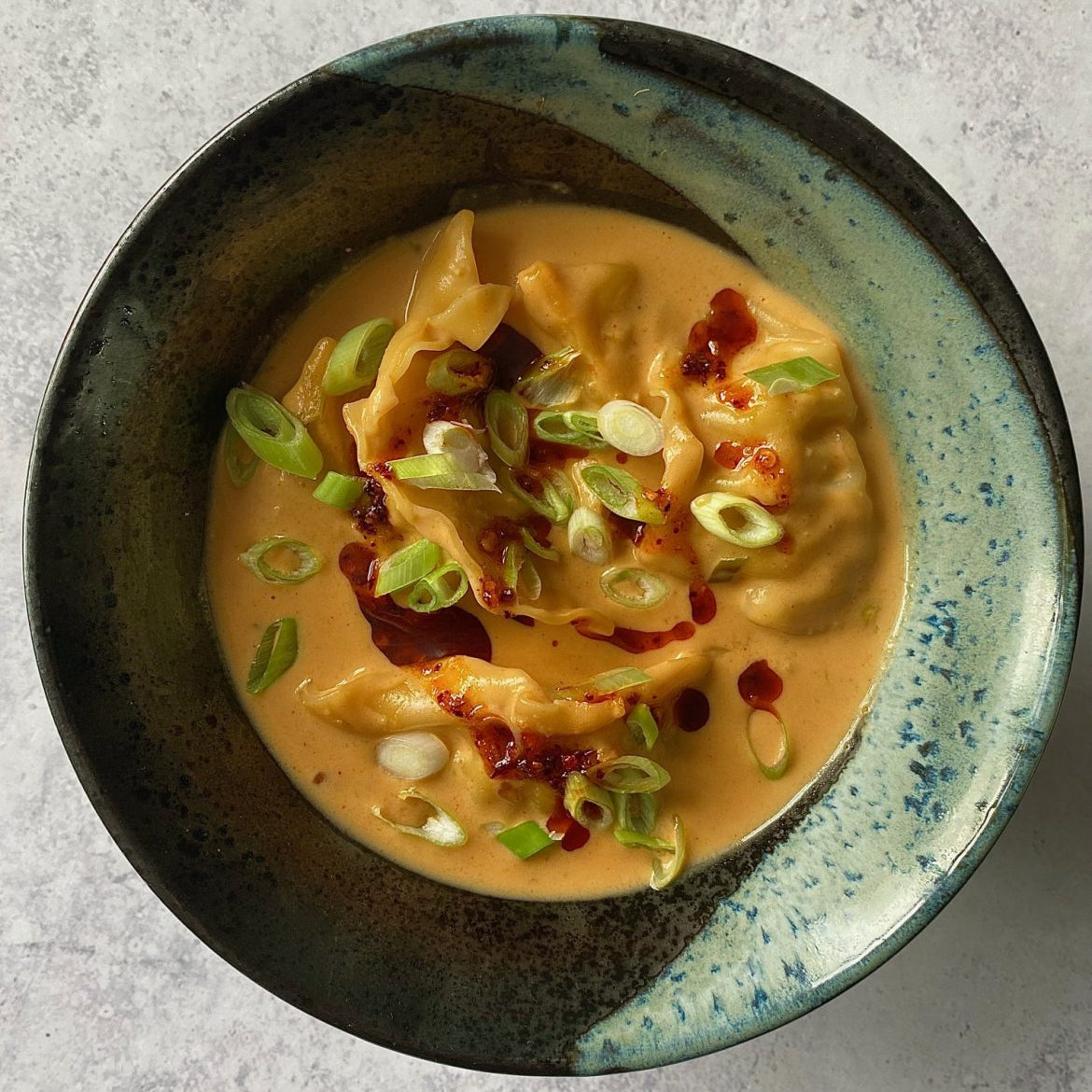 Satay Miso Dumpling Soup