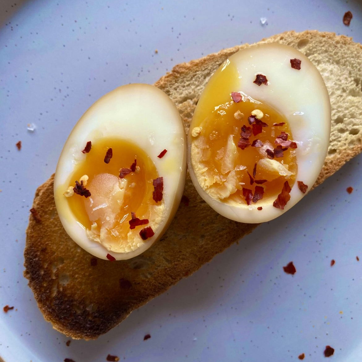 Soy marinated eggs