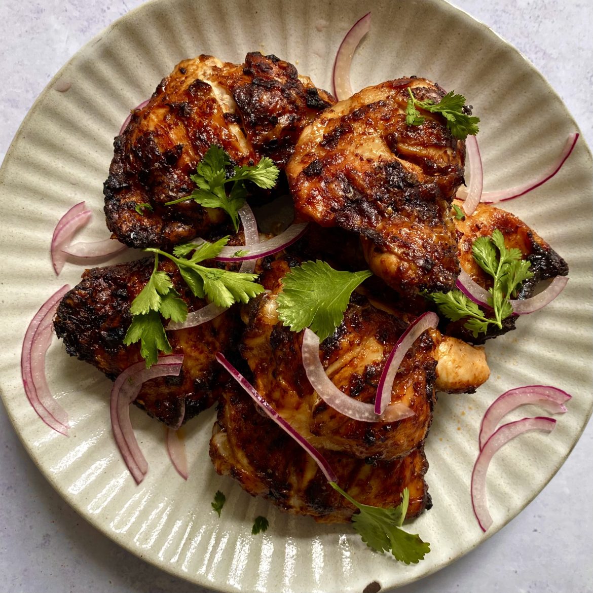 Spicy Barbecued Chicken