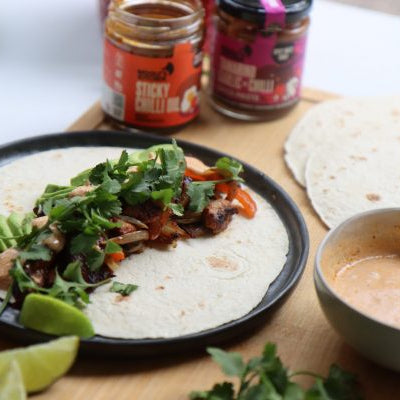 Thai-Spiced Chicken Fajitas