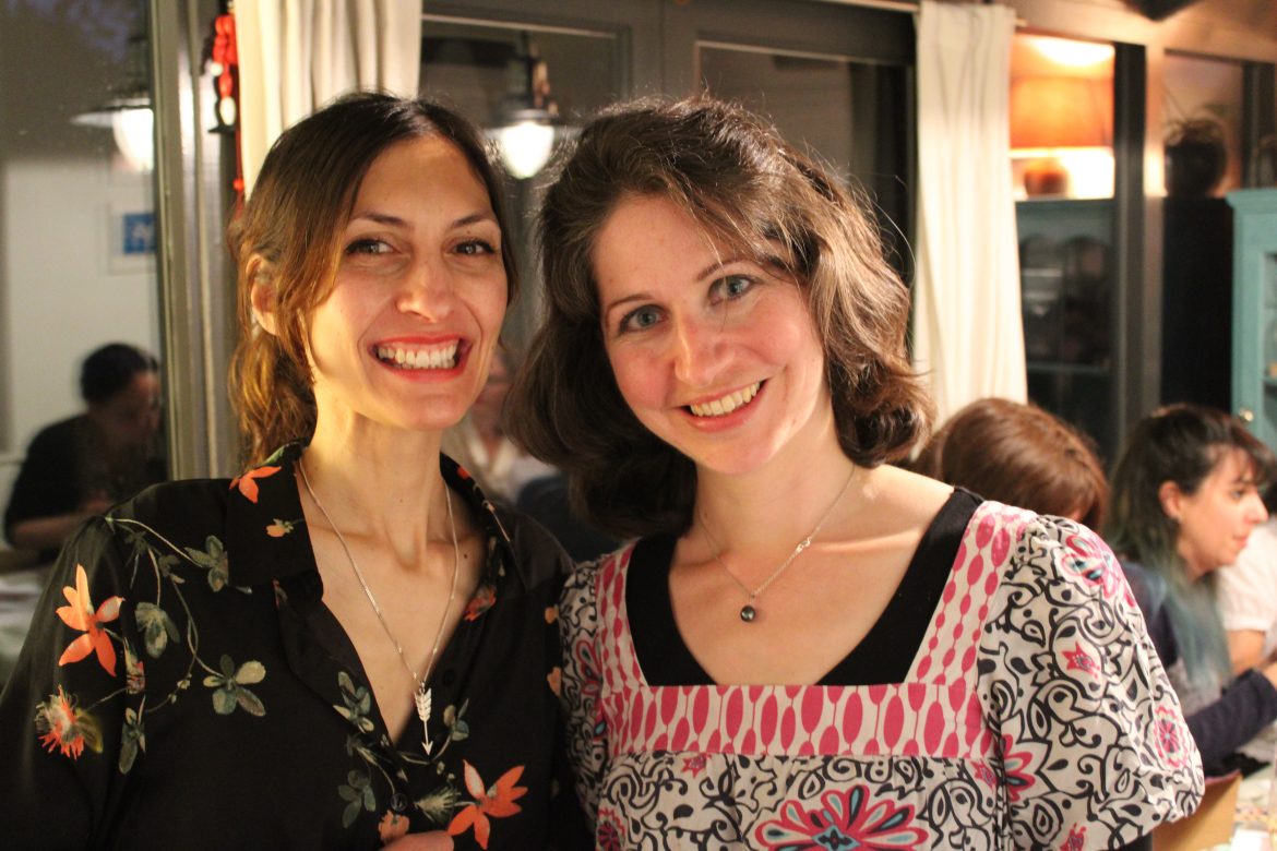 Dominique Woolf and Katy Fattuhi